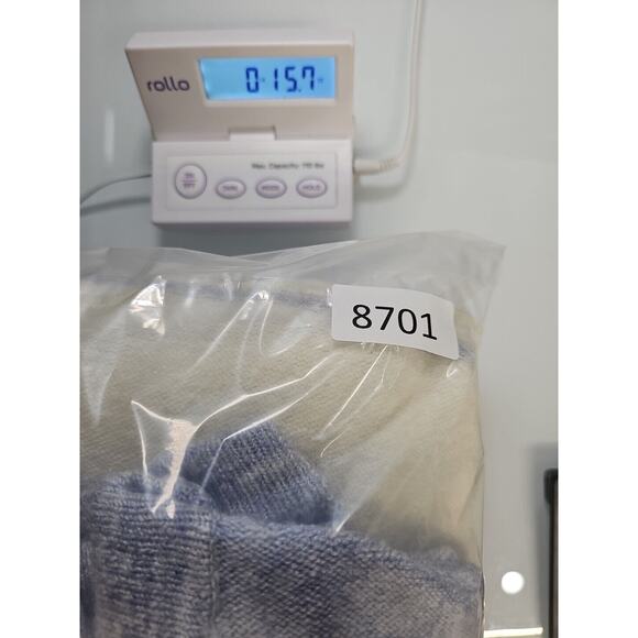 Loft Outlet Lounge Sweater Womens Large Blue & White Oversized Casual Comfort - Picture 8 of 8